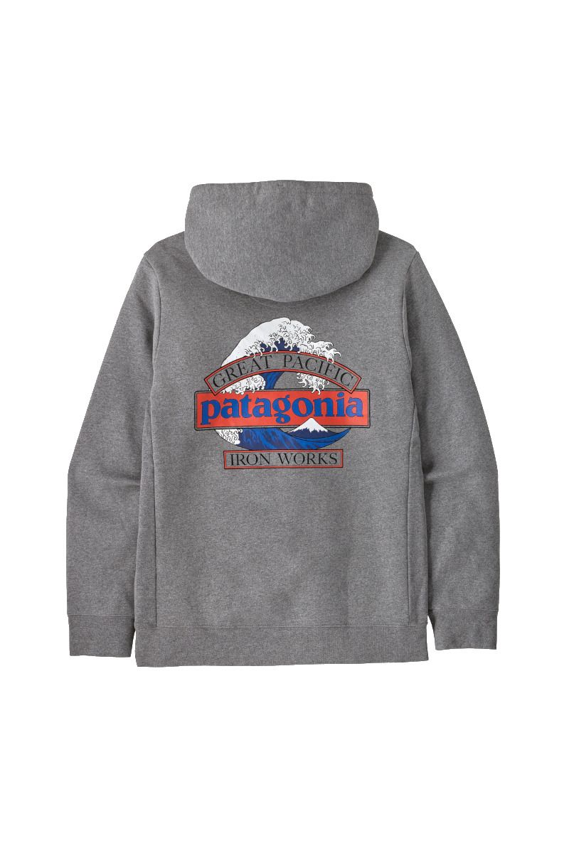 BLUZA GREAT WAVES UPRISAL HOODY-GRAVEL HEATHER