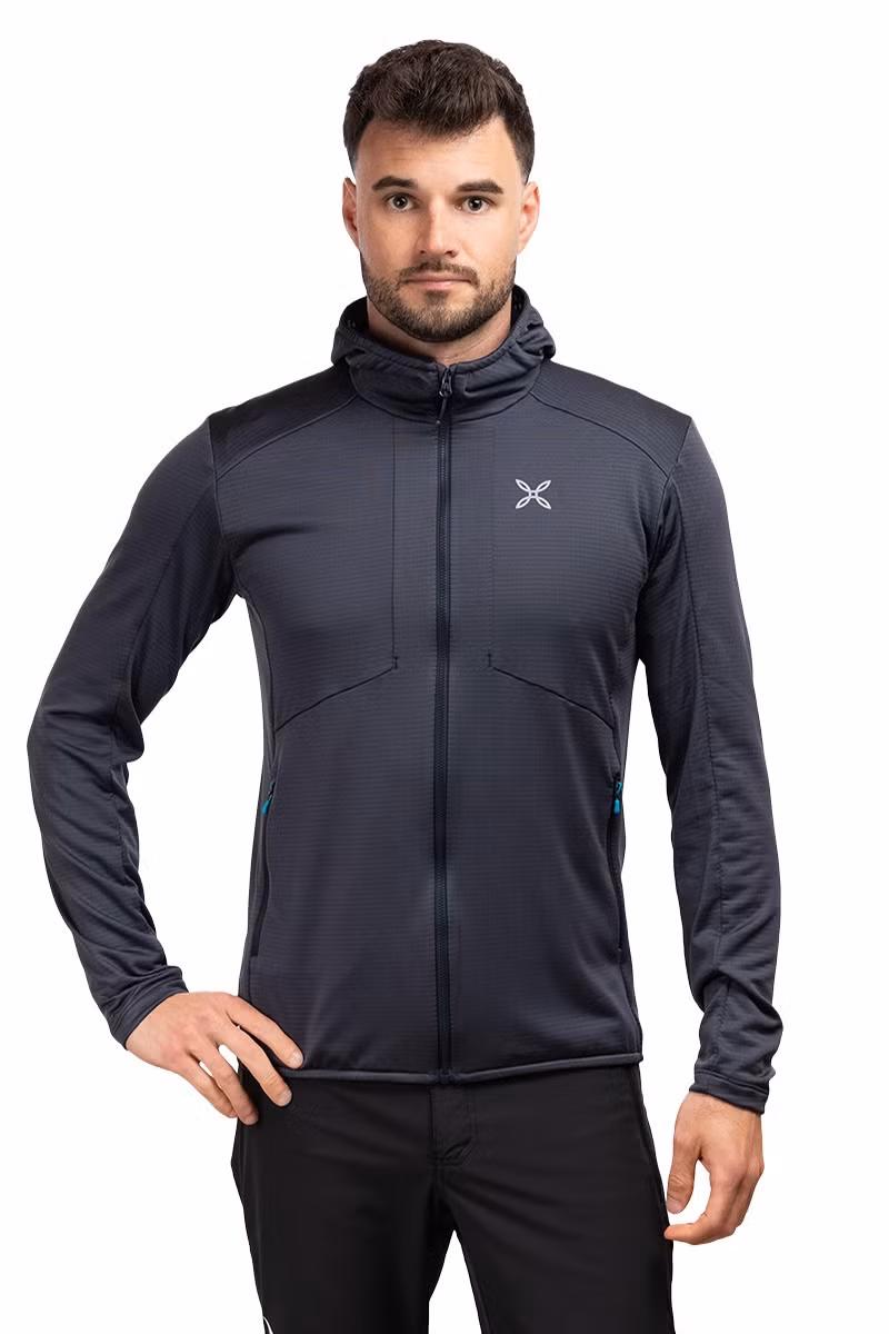 BLUZA KRISTALL MAGLIA-GRAPHITE BLUE-MARINE