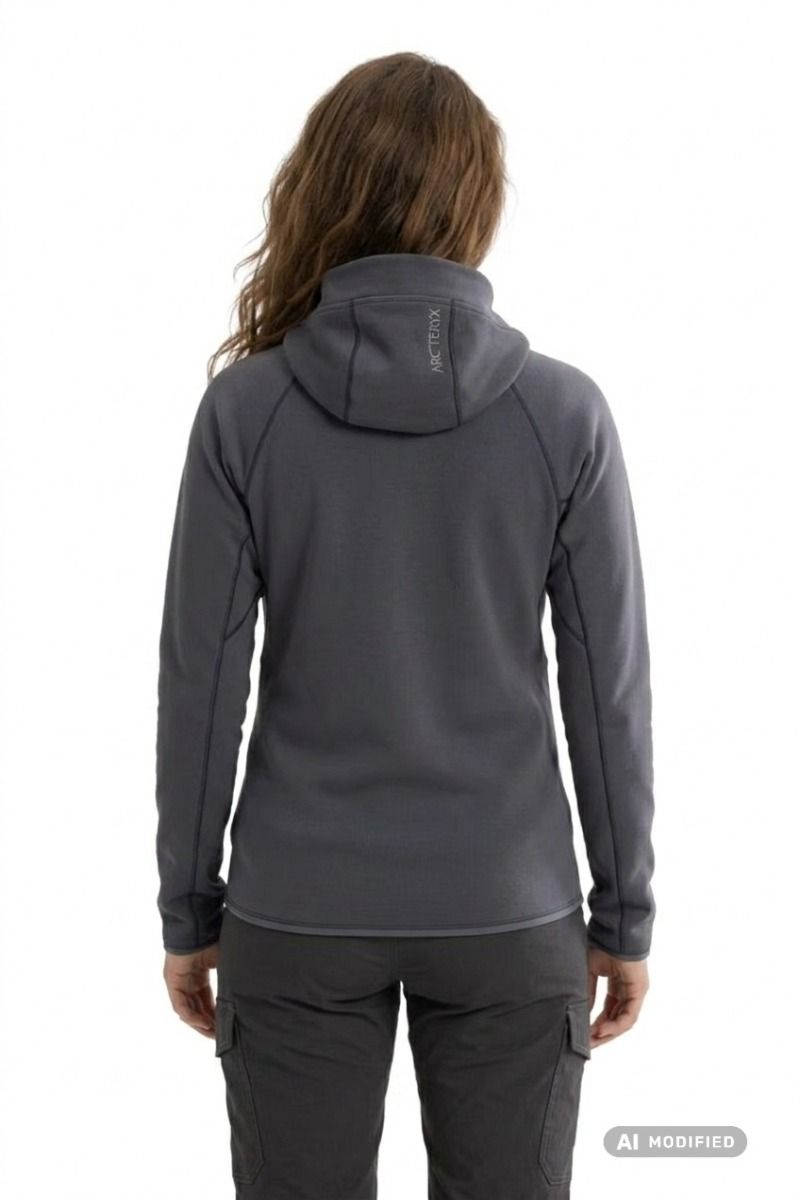 BLUZA KYANITE LT HOODY WOMEN-DK STRATUS