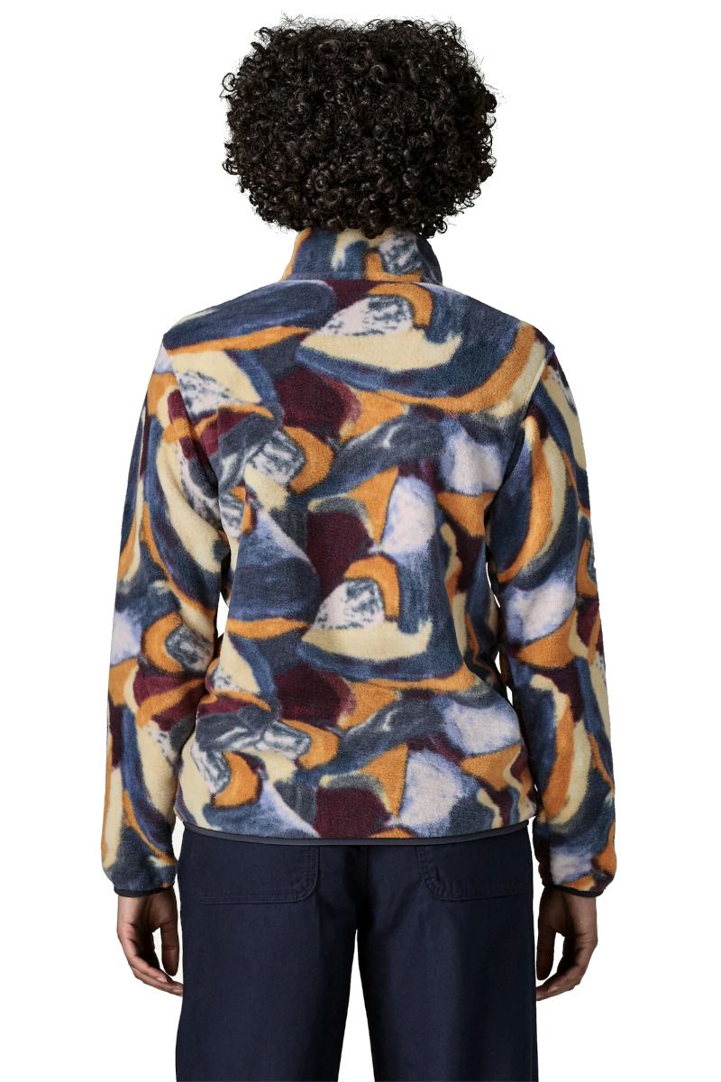 BLUZA LIGHTWEIGHT SYNCHILLA SNAP-T PULLOVER WOMEN-SMUDGE-SMOLDER BLUE