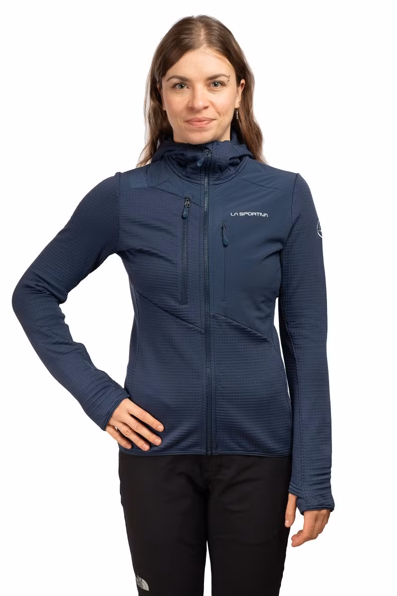 BLUZA LUCENDRO THERMAL HOODY WOMEN-NIGHT SKY