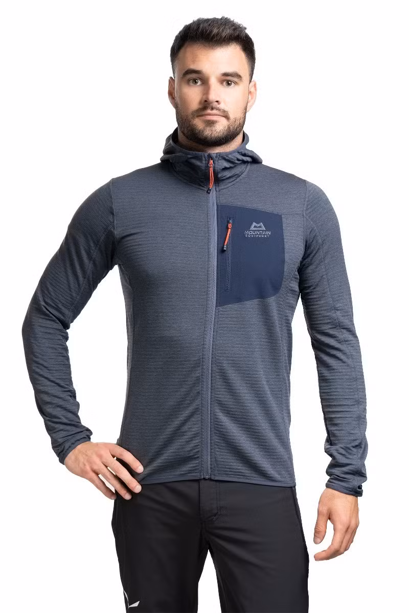 BLUZA LUMIKO HOODED-OMBRE BLUE-COSMOS