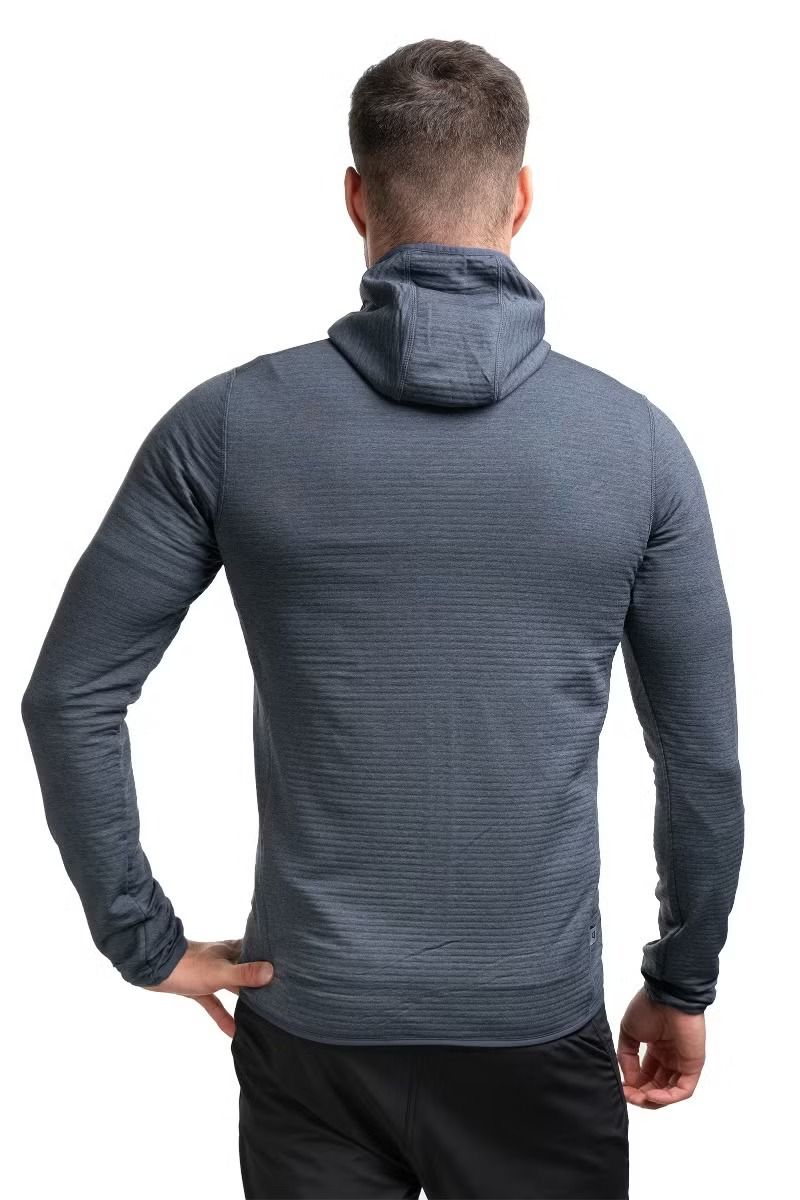 BLUZA LUMIKO HOODED-OMBRE BLUE-COSMOS