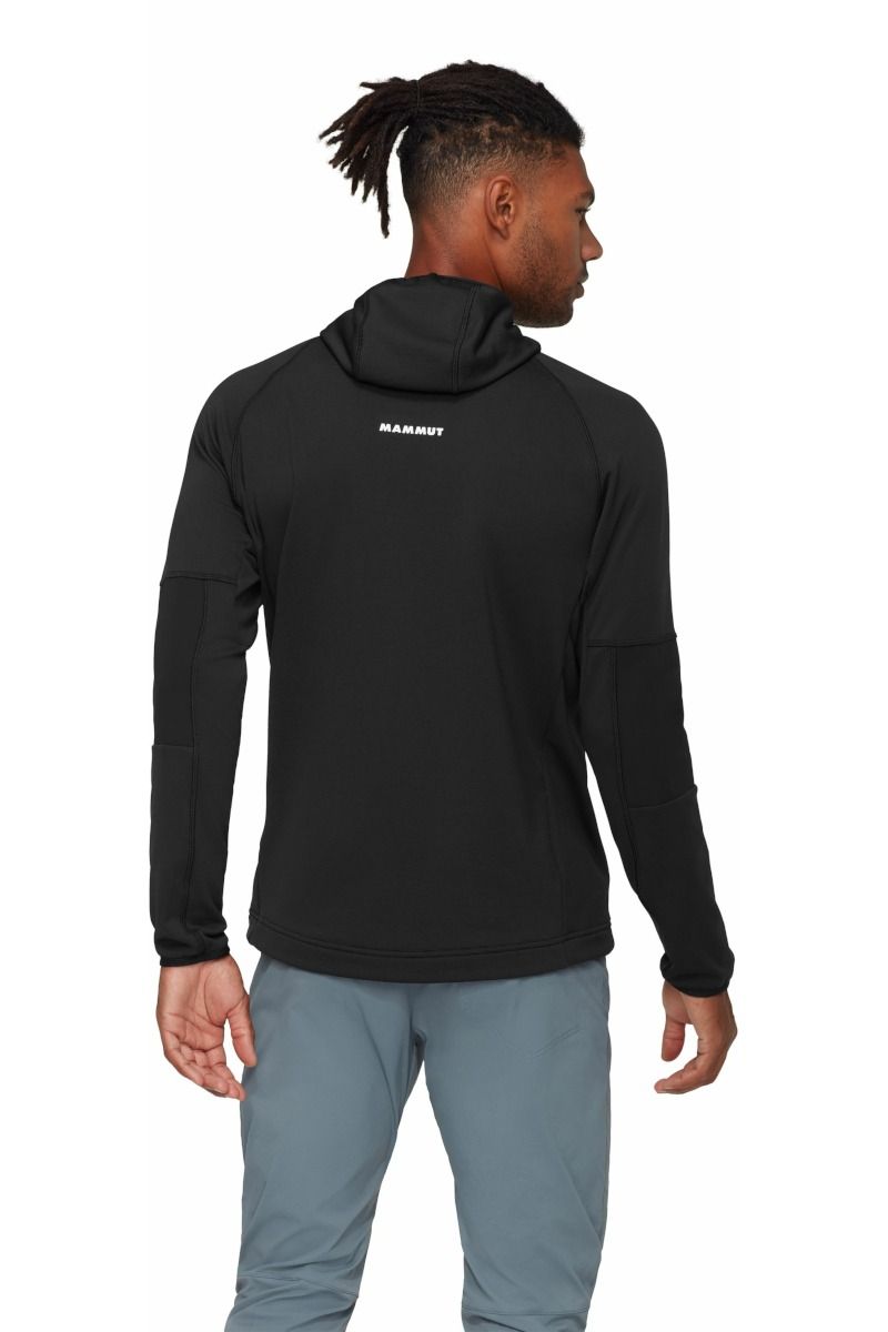 BLUZA MASSONE ML HOODED-BLACK