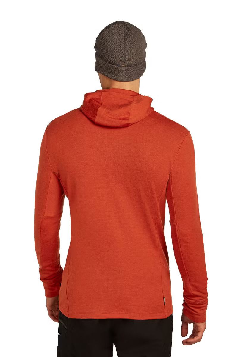 BLUZA MERINO 260 QUANTUM IV LS ZIP HOODIE-AGATE
