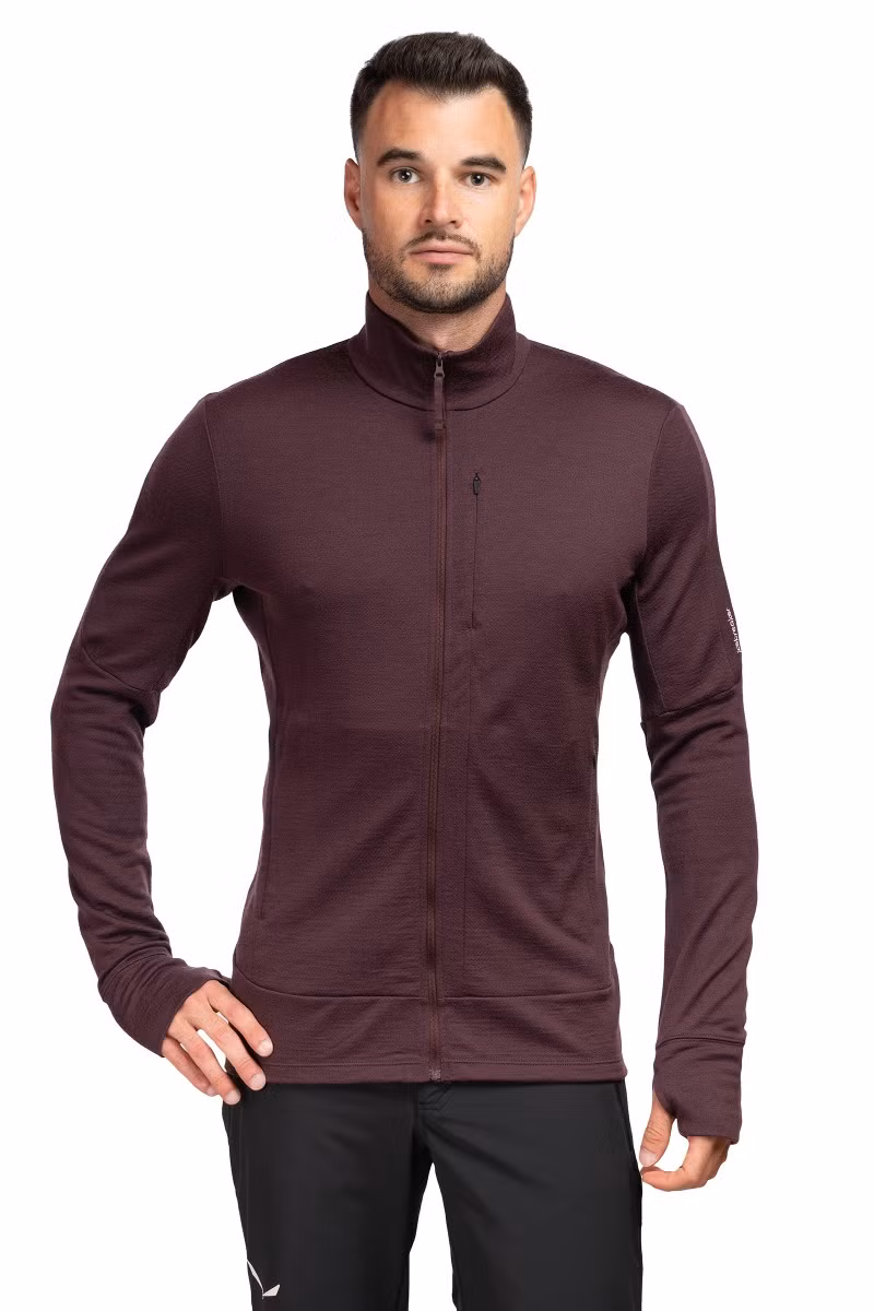 BLUZA MERINO 260 QUANTUM IV LS ZIP-JAVA