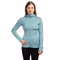 BLUZA MERINO 260 QUANTUM LS ZIP HOODIE WOMEN-HYDRO