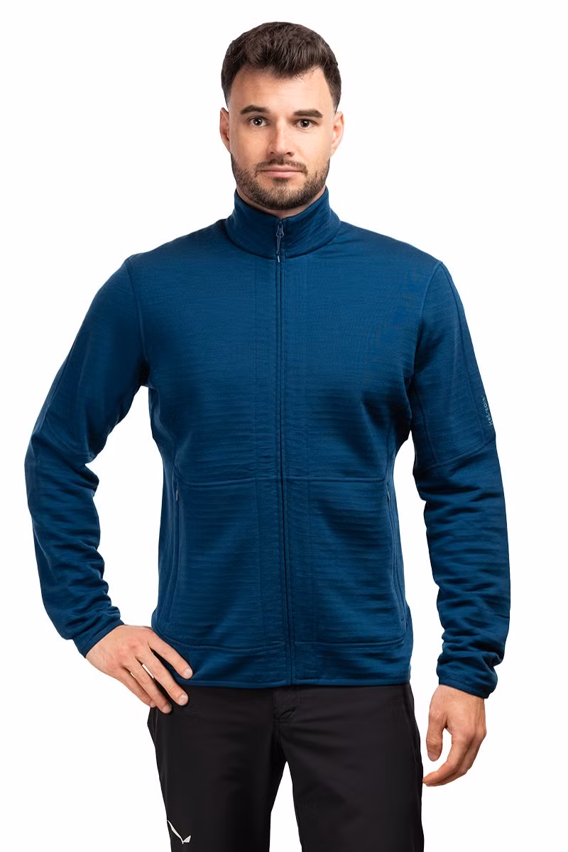BLUZA MERINO 400 REALFLEECE DESCENDER LS ZIP-ATLANTIS