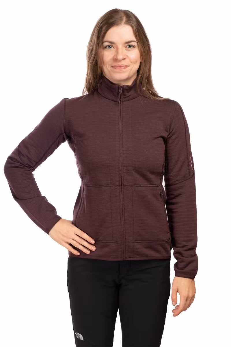 BLUZA MERINO 400 REALFLEECE DESCENDER LS ZIP WOMEN-JAVA
