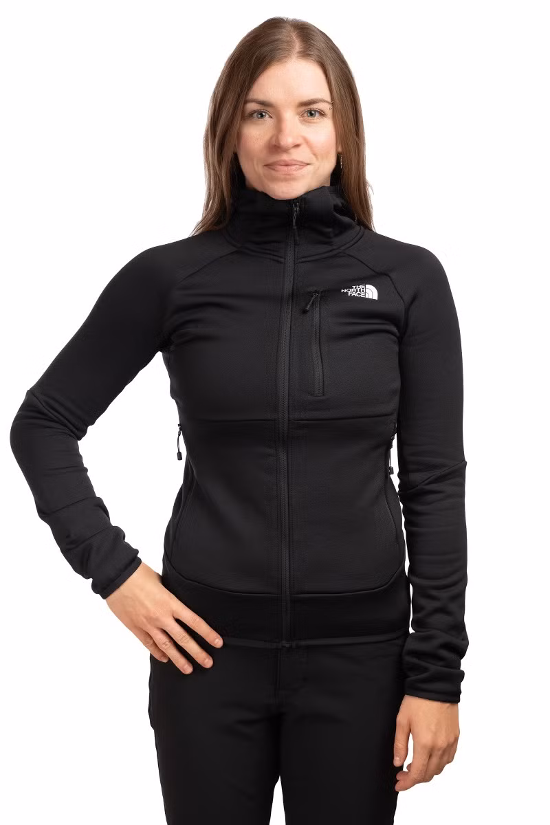 BLUZA METEORA FZ FLEECE WOMEN-TNF BLACK