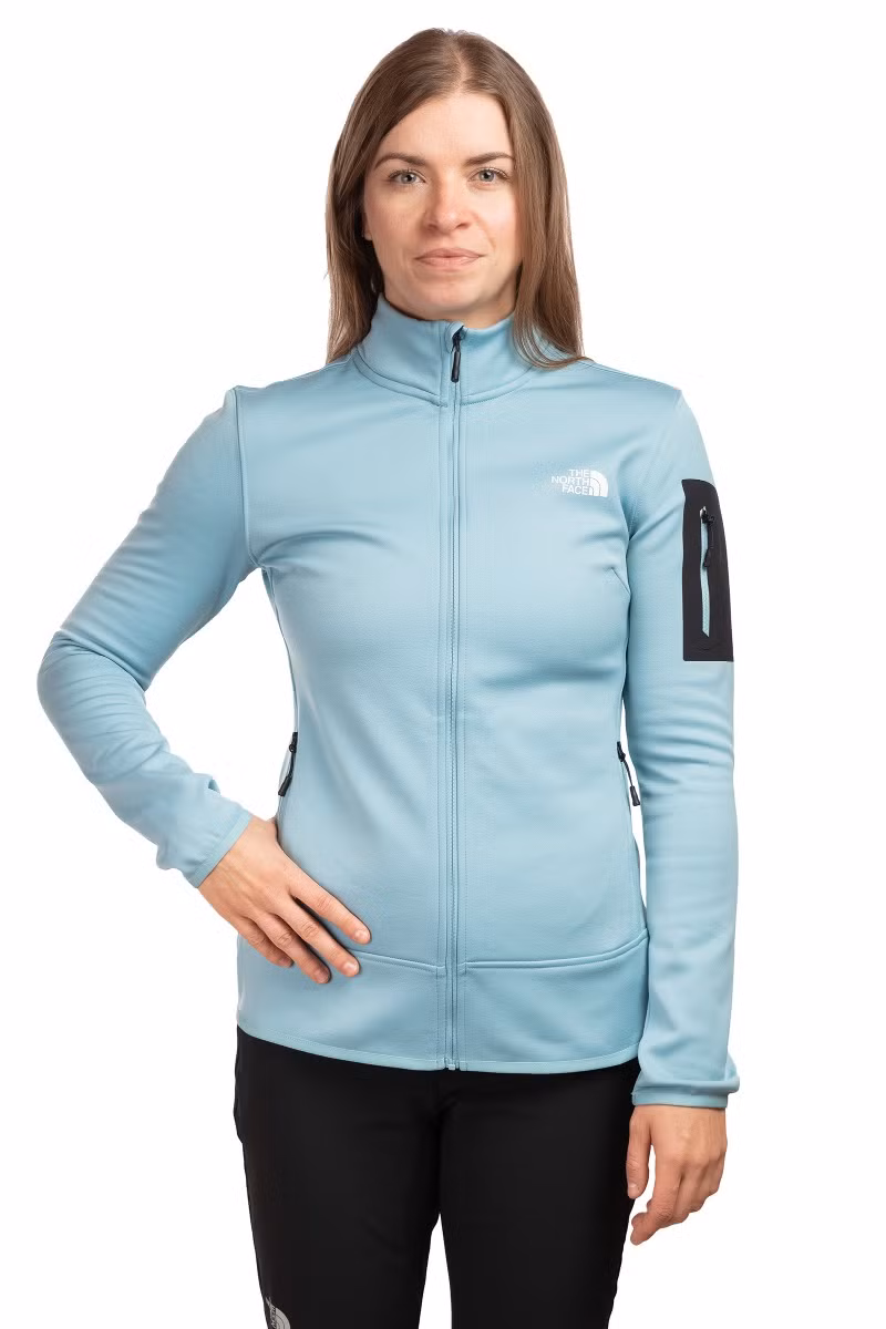 BLUZA MISTYESCAPE FLEECE WOMEN-BLUE ECLIPSE-TNF BLACK