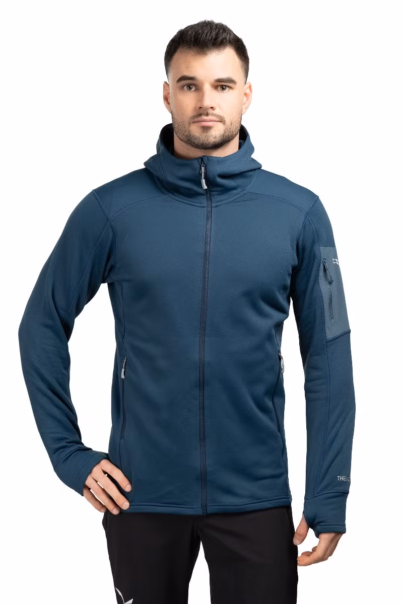 BLUZA MODULUS HOODY-TEMPEST BLUE