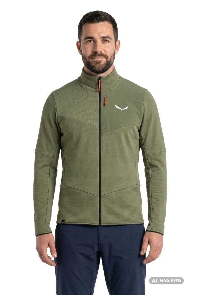 BLUZA ORTLES FLEECE FZ-FADED GREEN