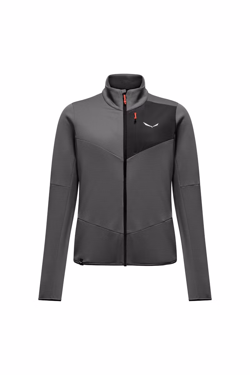 BLUZA ORTLES FLEECE FZ WOMEN-ONYX-0910