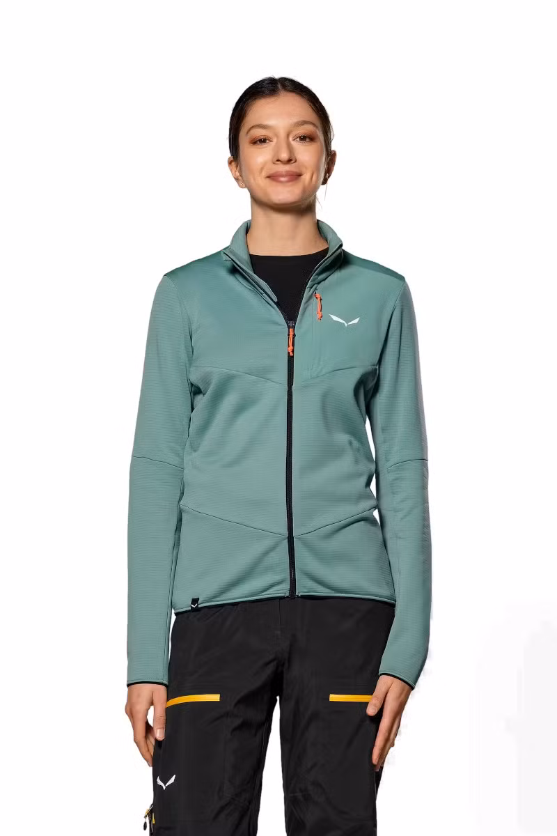 BLUZA ORTLES FLEECE FZ WOMEN-WILLOW