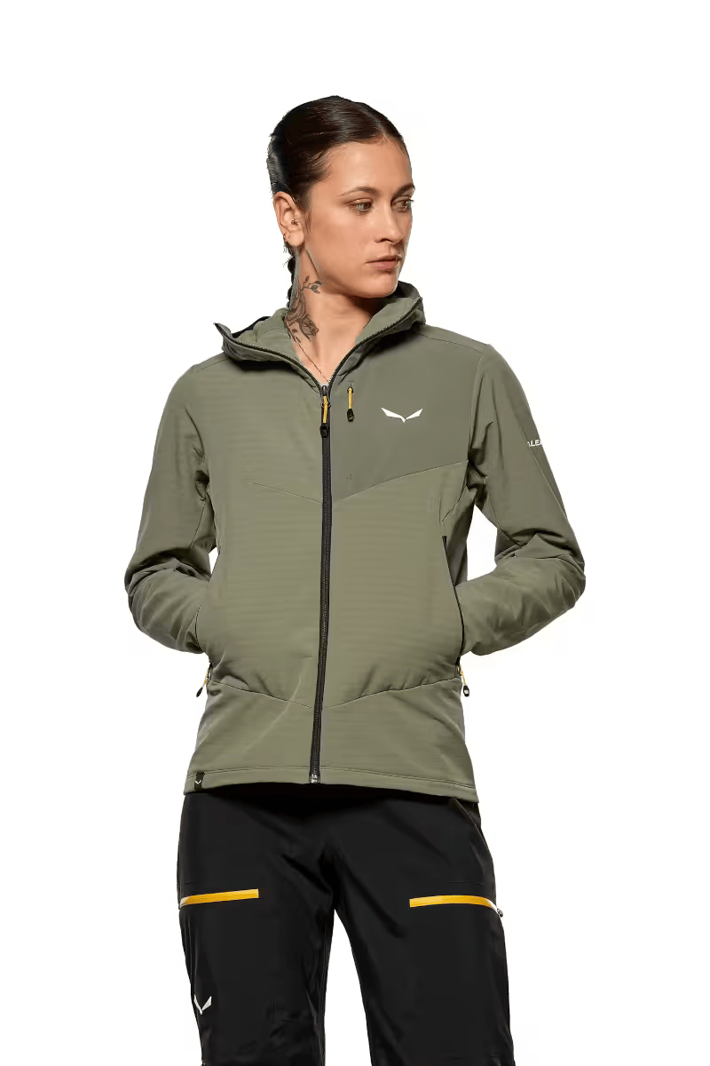 BLUZA ORTLES FLEECE PRO HD WOMEN-FADED GREEN