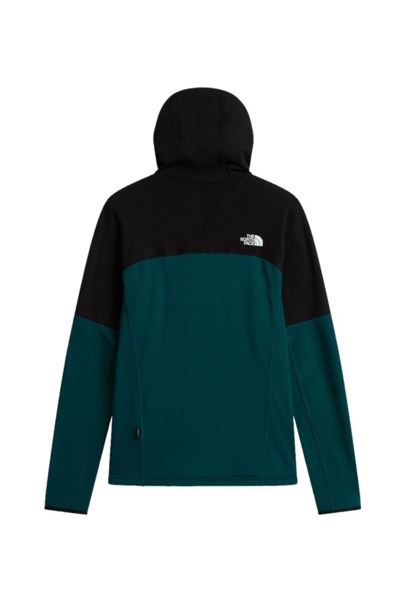 BLUZA POLARTEC POWERGRID STORMGAP HOODIE-PACIFIC TEAL-TNF BLACK