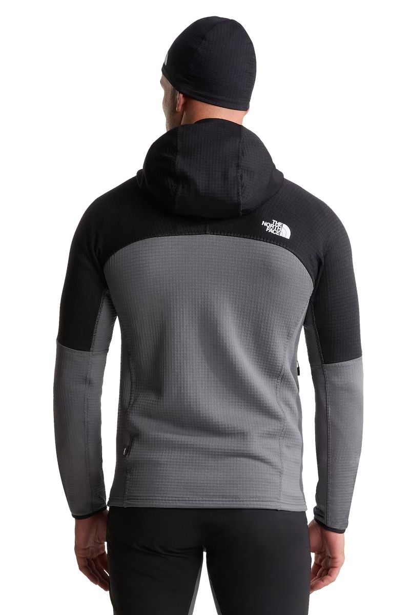 BLUZA POLARTEC POWERGRID STORMGAP HOODIE-SMOKED PEARL-TNF BLACK