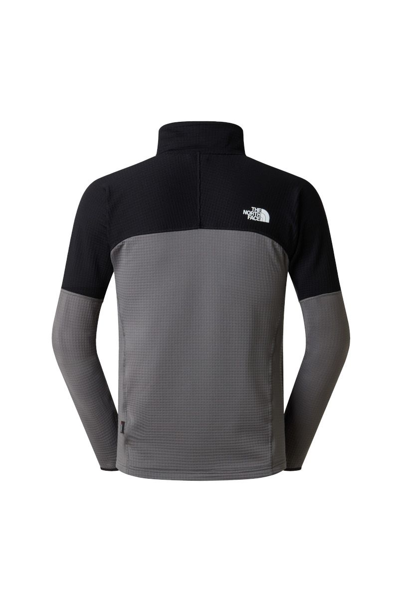 BLUZA POLARTEC POWERGRID STORMGAP JACKET-SMOKED PEARL-TNF BLACK