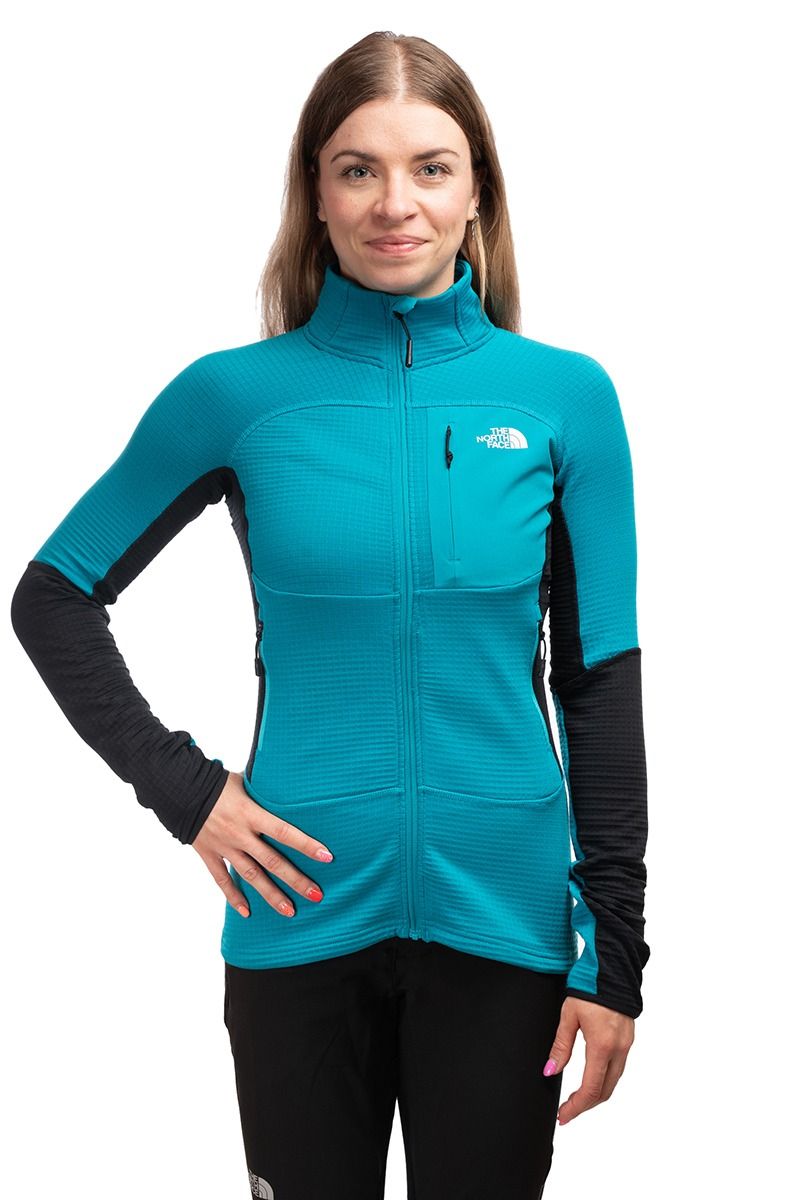 BLUZA POLARTEC STORMGAP WOMEN-DEEP TEAL-TNF BLACK