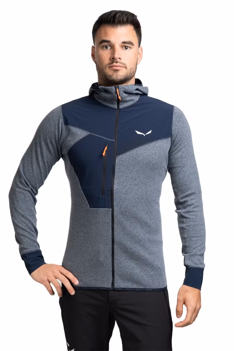 BLUZA PUEZ 2 DRY LS HOOD FULL ZIP TEE-NAVY BLAZER-0910