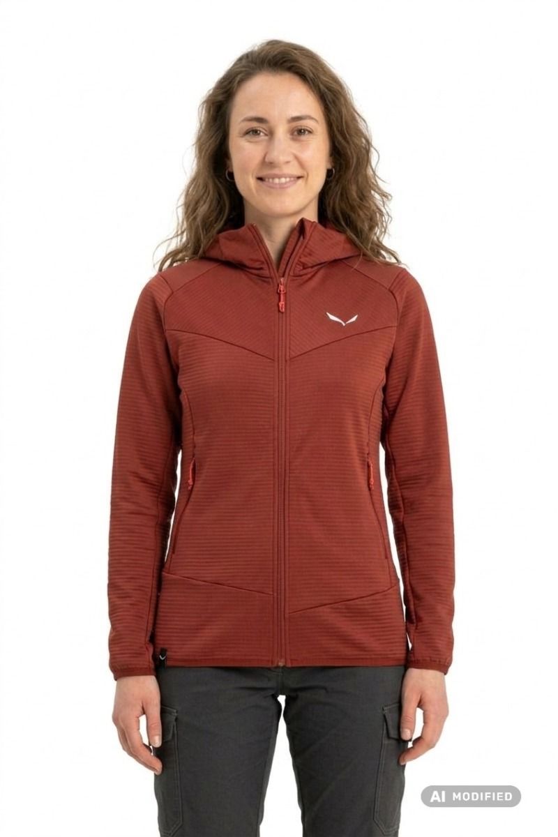 BLUZA PUEZ ALTAVIA PL HD WOMEN-ETRUSCAN RED