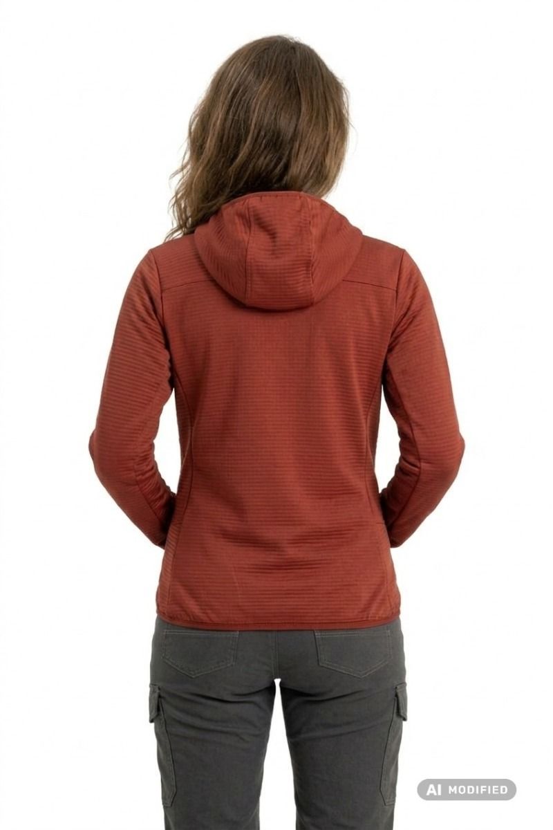 BLUZA PUEZ ALTAVIA PL HD WOMEN-ETRUSCAN RED