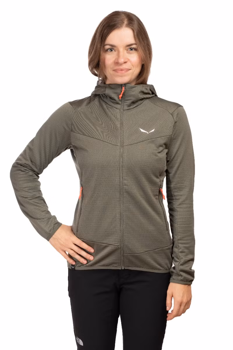 BLUZA PUEZ ALTAVIA PL HD WOMEN-FADED GREEN