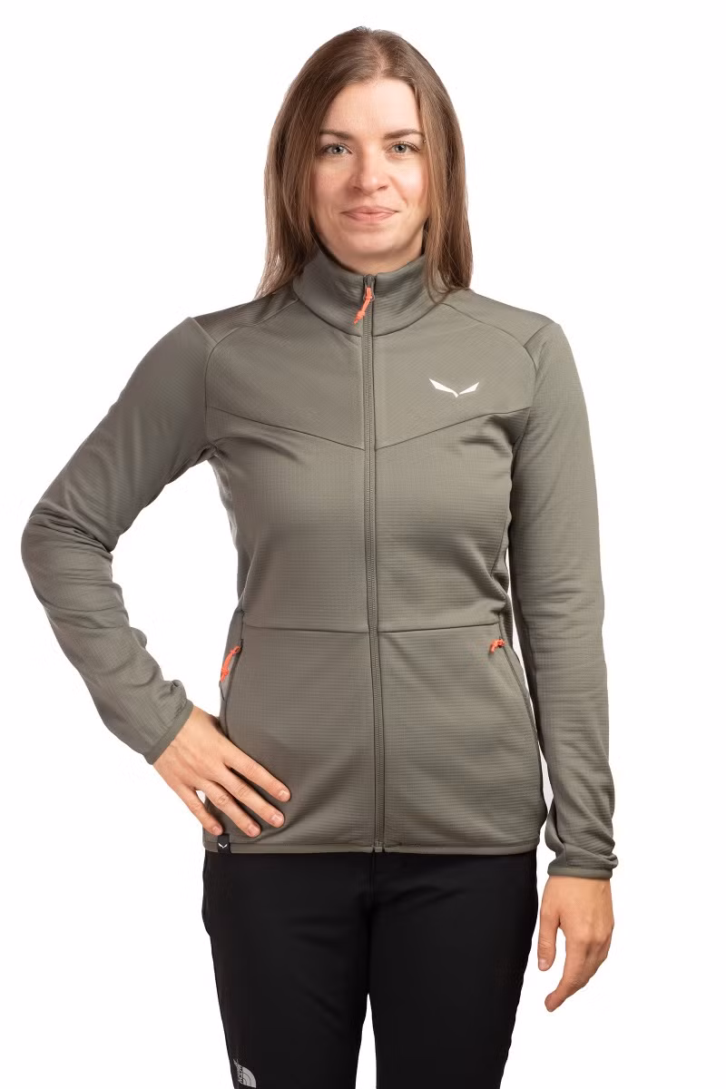 BLUZA PUEZ CAMMINO PL WOMEN-FADED GREEN