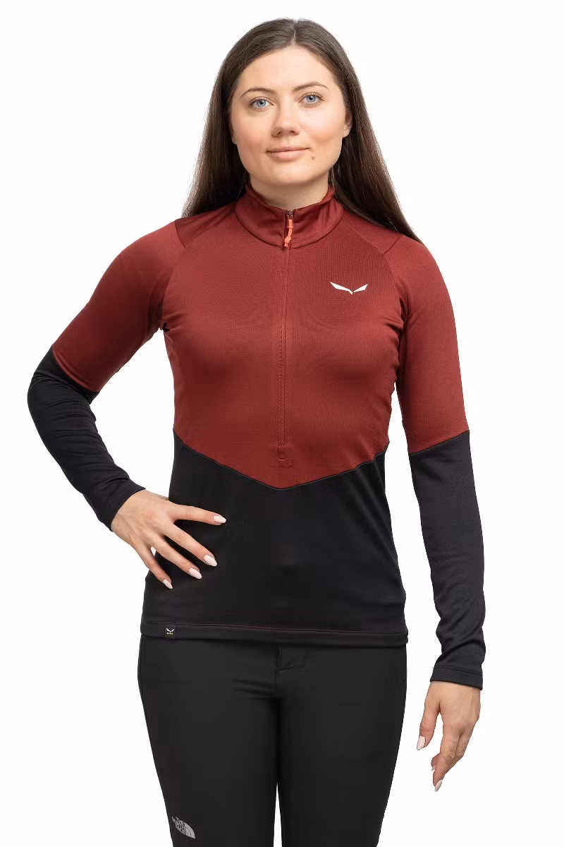 BLUZA PUEZ PL HZ FLEECE WOMEN-SYRAH-0910