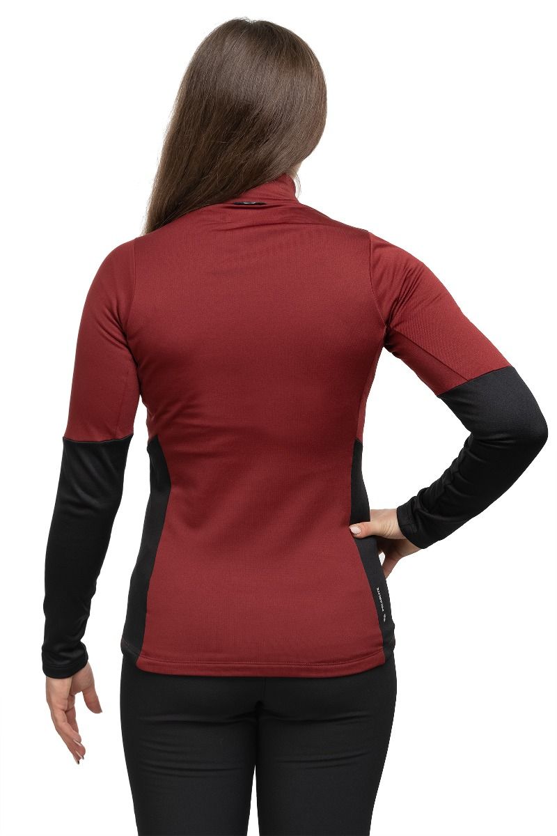 BLUZA PUEZ PL HZ FLEECE WOMEN-SYRAH-0910