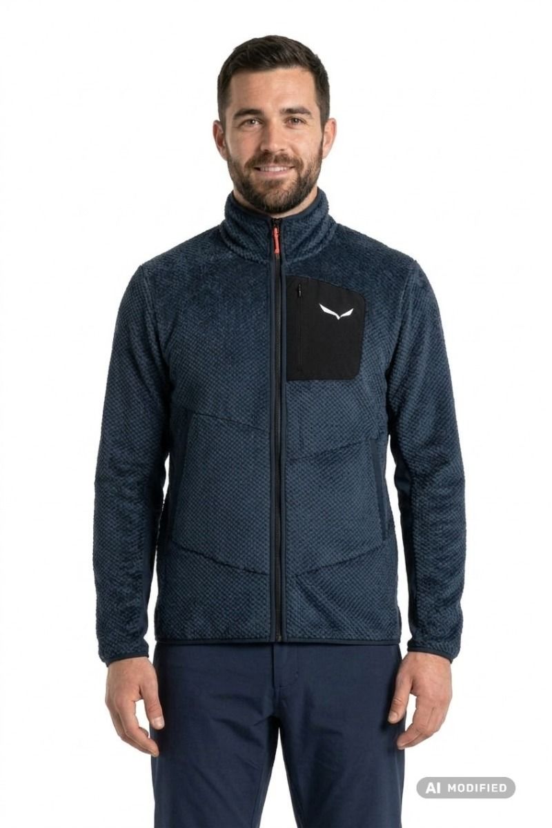 BLUZA PUEZ WARM FZ-BLUEBERRY