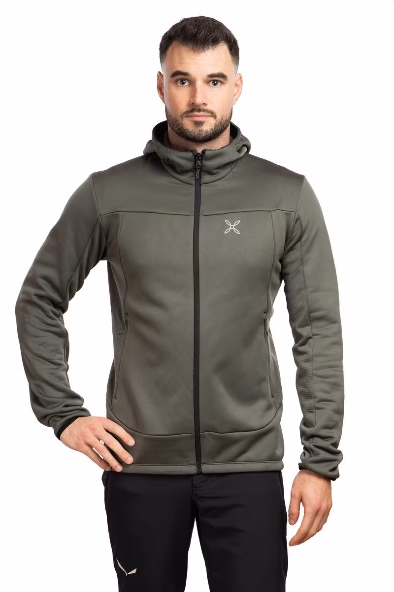 BLUZA PULSE HOODED MAGLIA -VERDE SALVIA