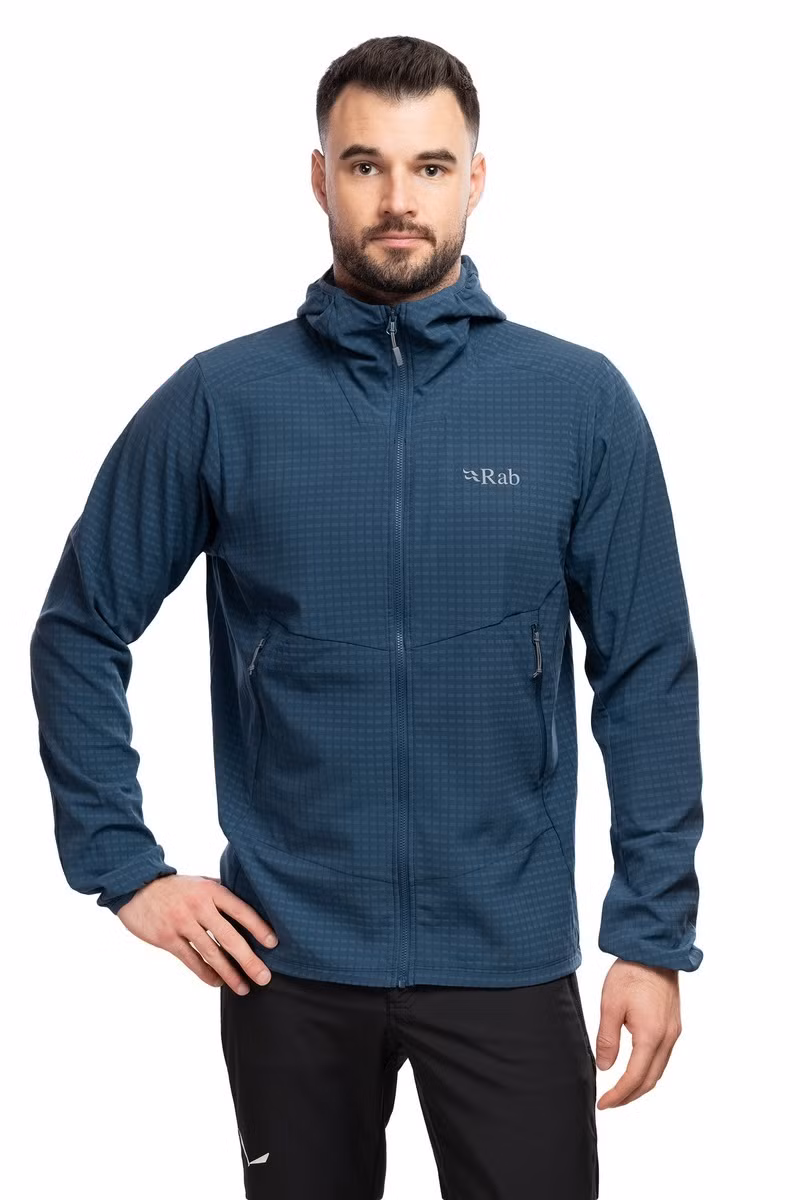 BLUZA QUANTRA PRO HOODY-TEMPEST BLUE
