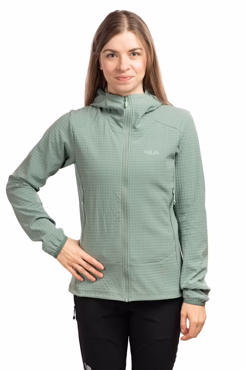 BLUZA QUANTRA PRO HOODY WOMEN-DARK FIG GREEN