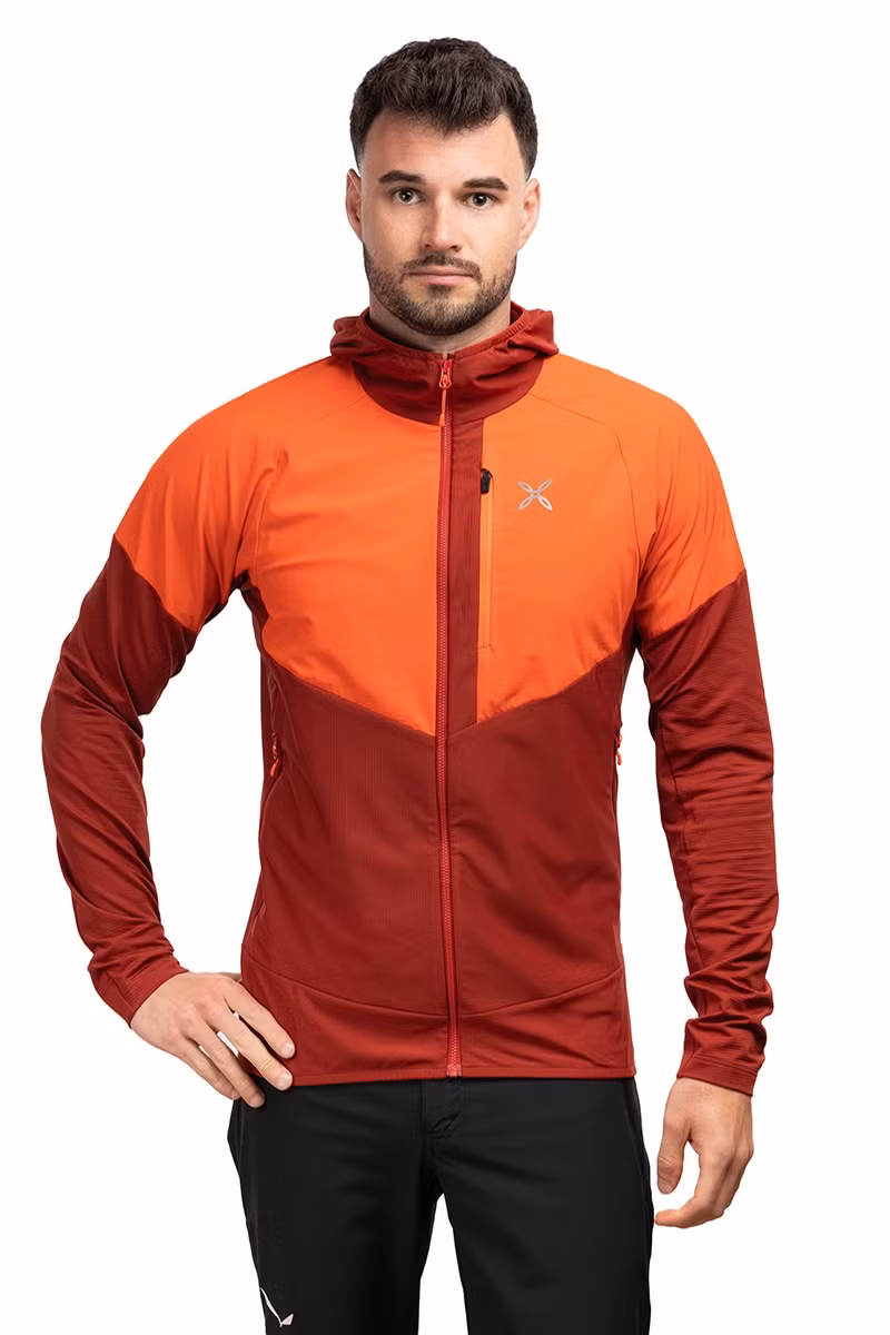 BLUZA SPITZE MAGLIA-TOBACCO-ORANGE
