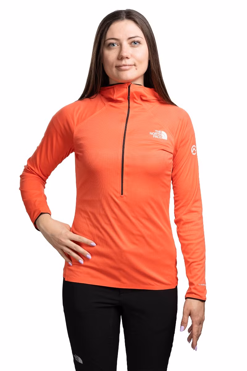 BLUZA SUMMIT DIRECT SUN HOODIE WOMEN-RADIANT ORANGE