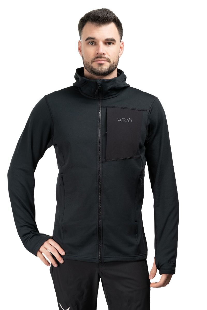 BLUZA SUPERFLUX HOODY-BLACK-BLACK