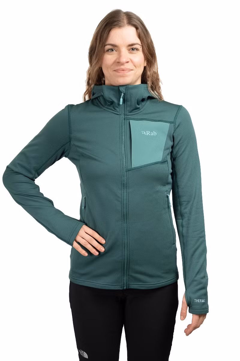 BLUZA SUPERFLUX HOODY WOMEN-GREEN SLATE