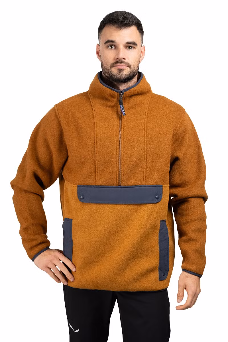 BLUZA SYNCH ANORAK-RAPTOR BROWN