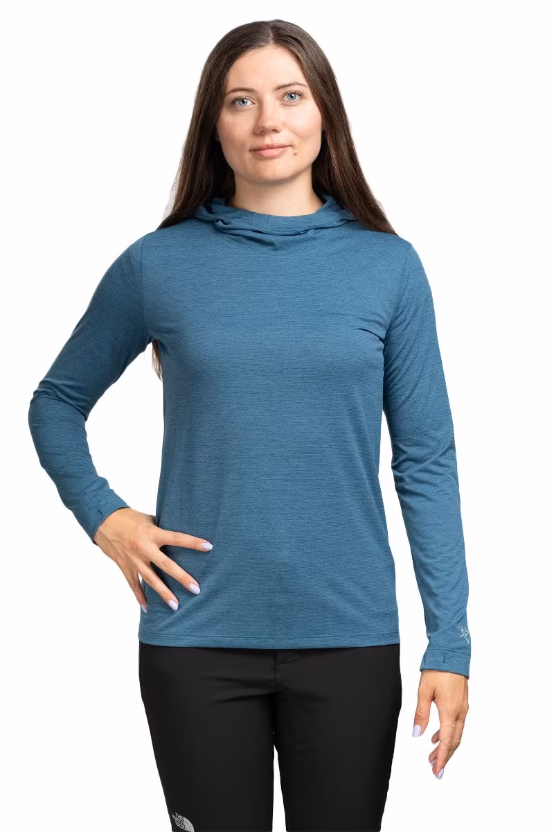BLUZA TAEMA HOODY WOMEN-SERENE HEATHER