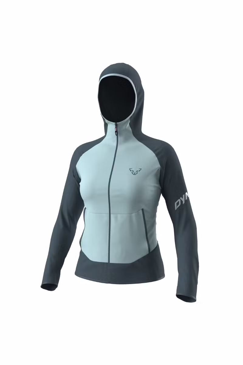 BLUZA TRANSALPER LIGHT POLARTEC HOODED WOMEN-CINDER-3180