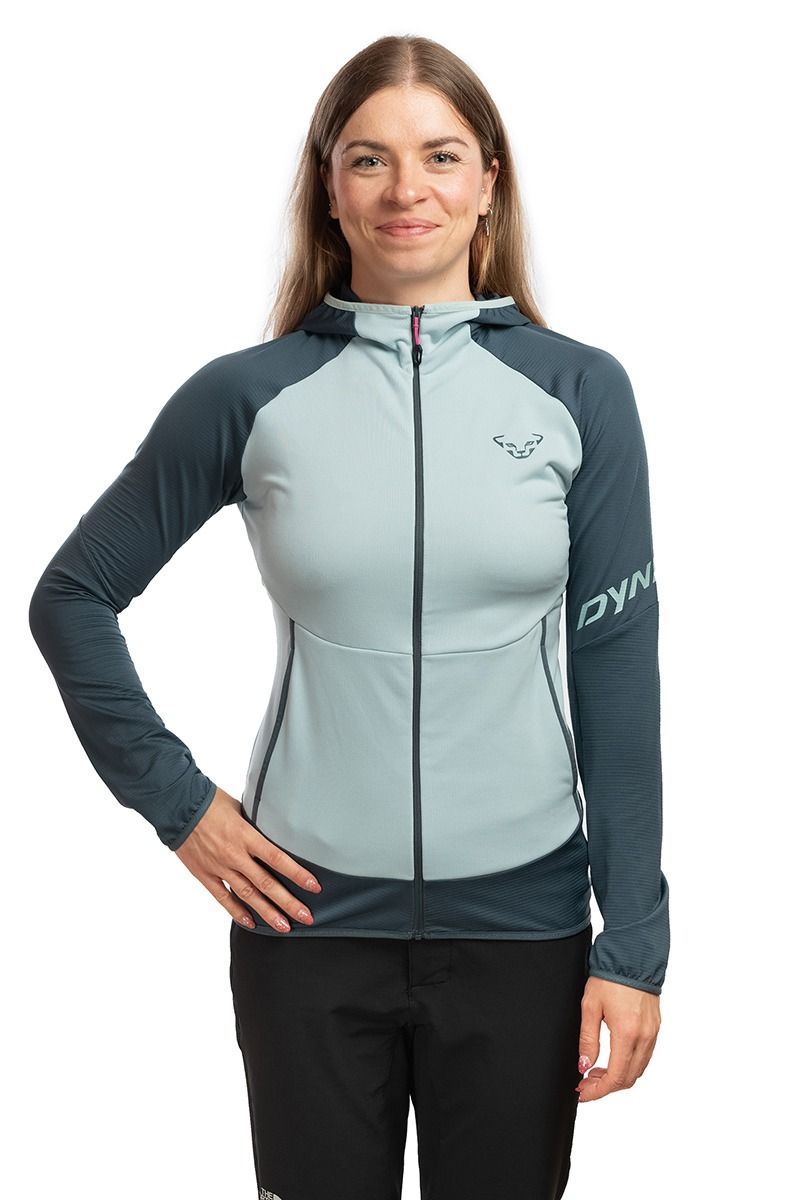 BLUZA TRANSALPER LIGHT POLARTEC HOODED WOMEN-CINDER-3180