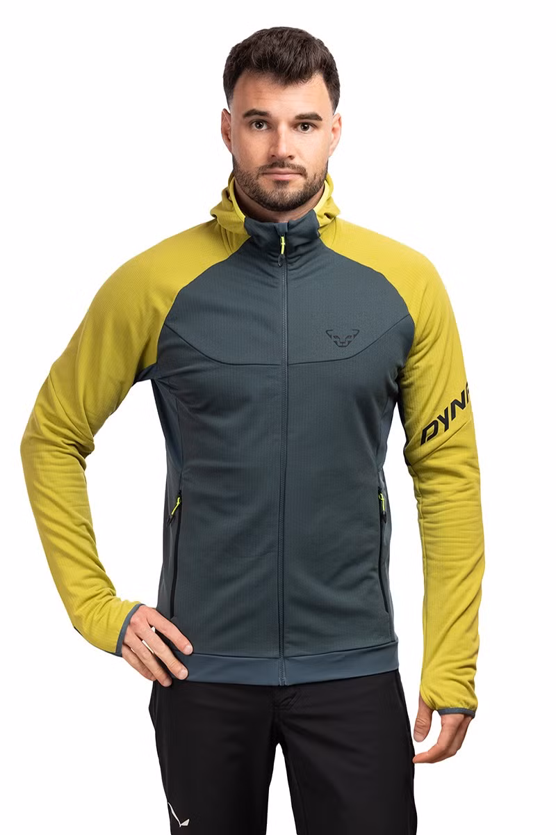 BLUZA TRANSALPER THERMAL HOODY-GOLDEN LIME-0720
