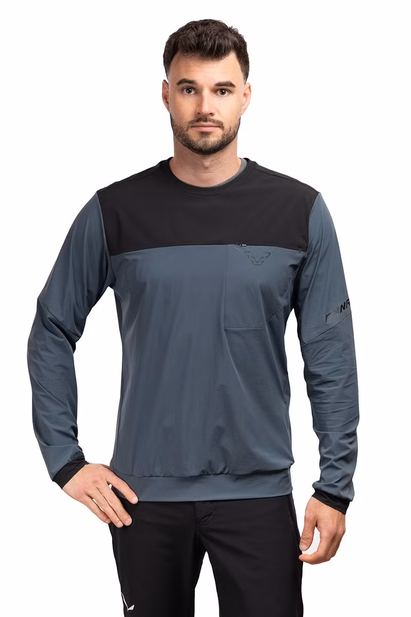BLUZA TRAVERSE DYNASTRETCH PULLOVER-CINDER-0910