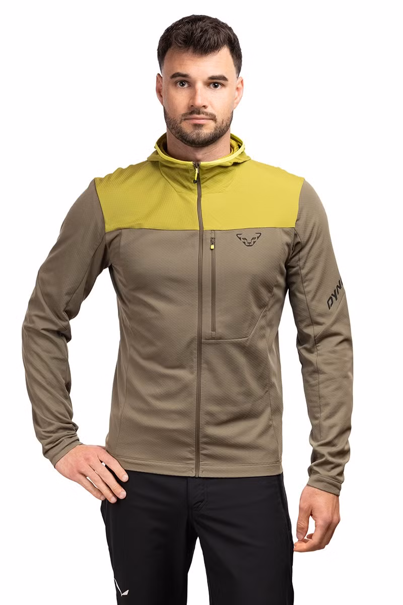 BLUZA TRAVERSE THERMAL HOODED-GOLDEN LIME-5A40