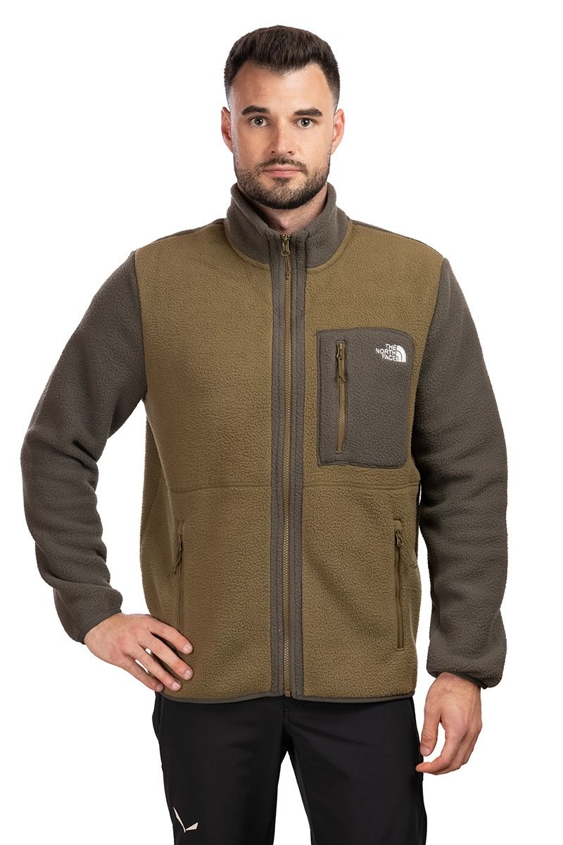 BLUZA YUMIORI FULL ZIP-CARAWAY SEED-NEW TAUPE GREEN