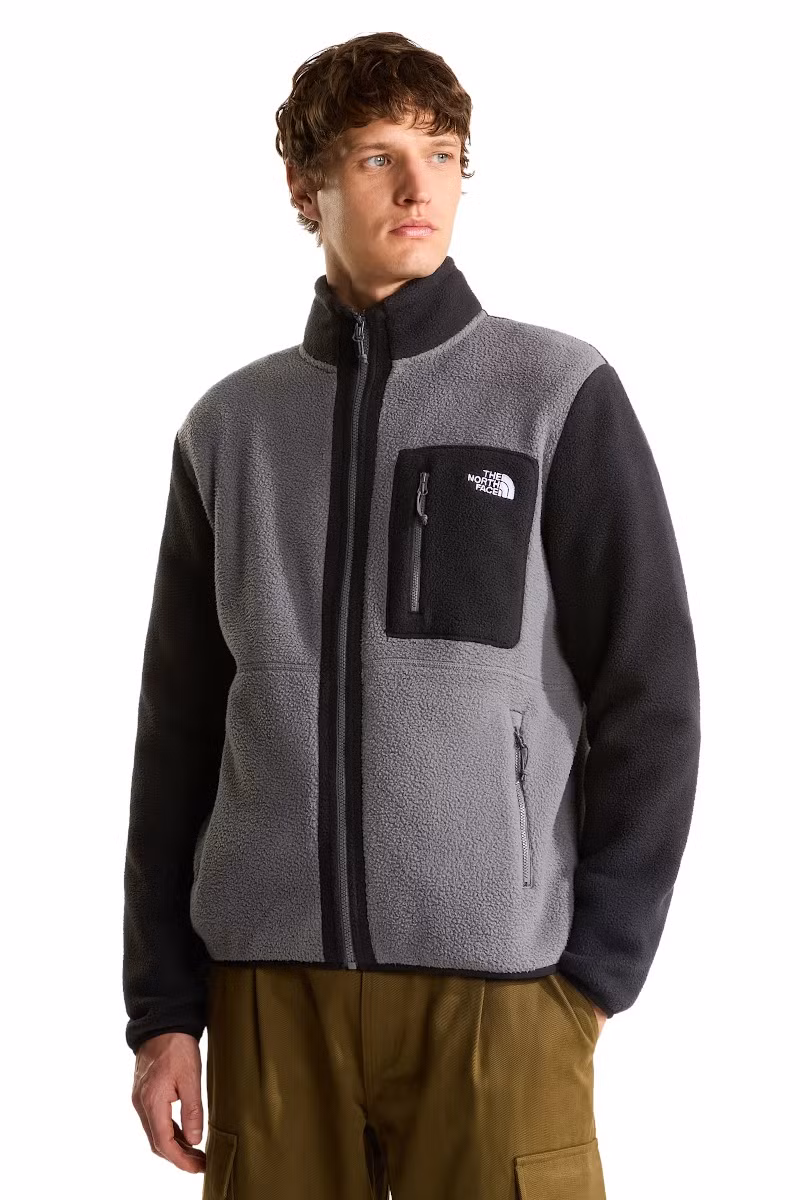 BLUZA YUMIORI FULL ZIP-SMOKED PEARL-TNF BLACK