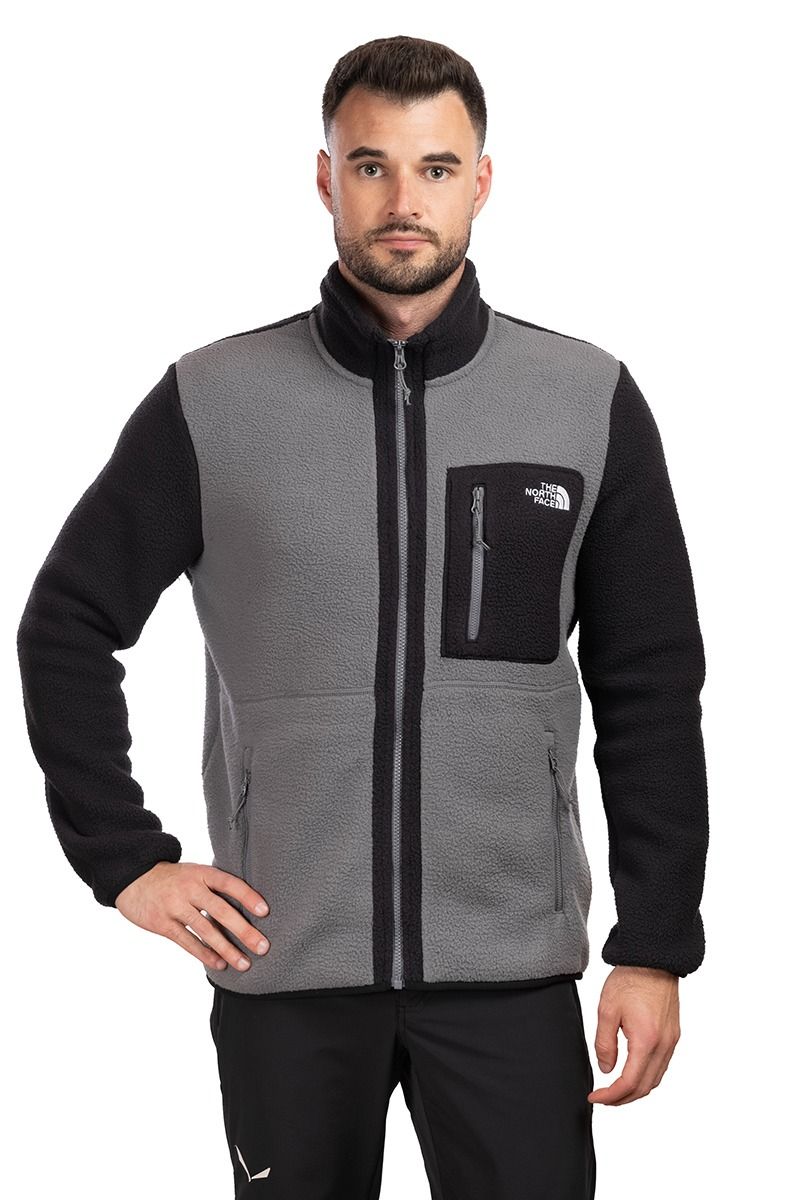 BLUZA YUMIORI FULL ZIP-SMOKED PEARL-TNF BLACK