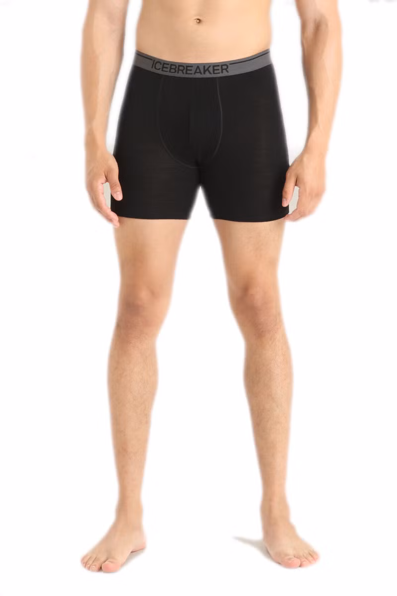 BOKSERKI MERINO 150 ANATOMICA LONG-BLACK
